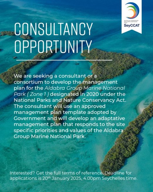 Consultancy: Aldabra Group Marine National Park